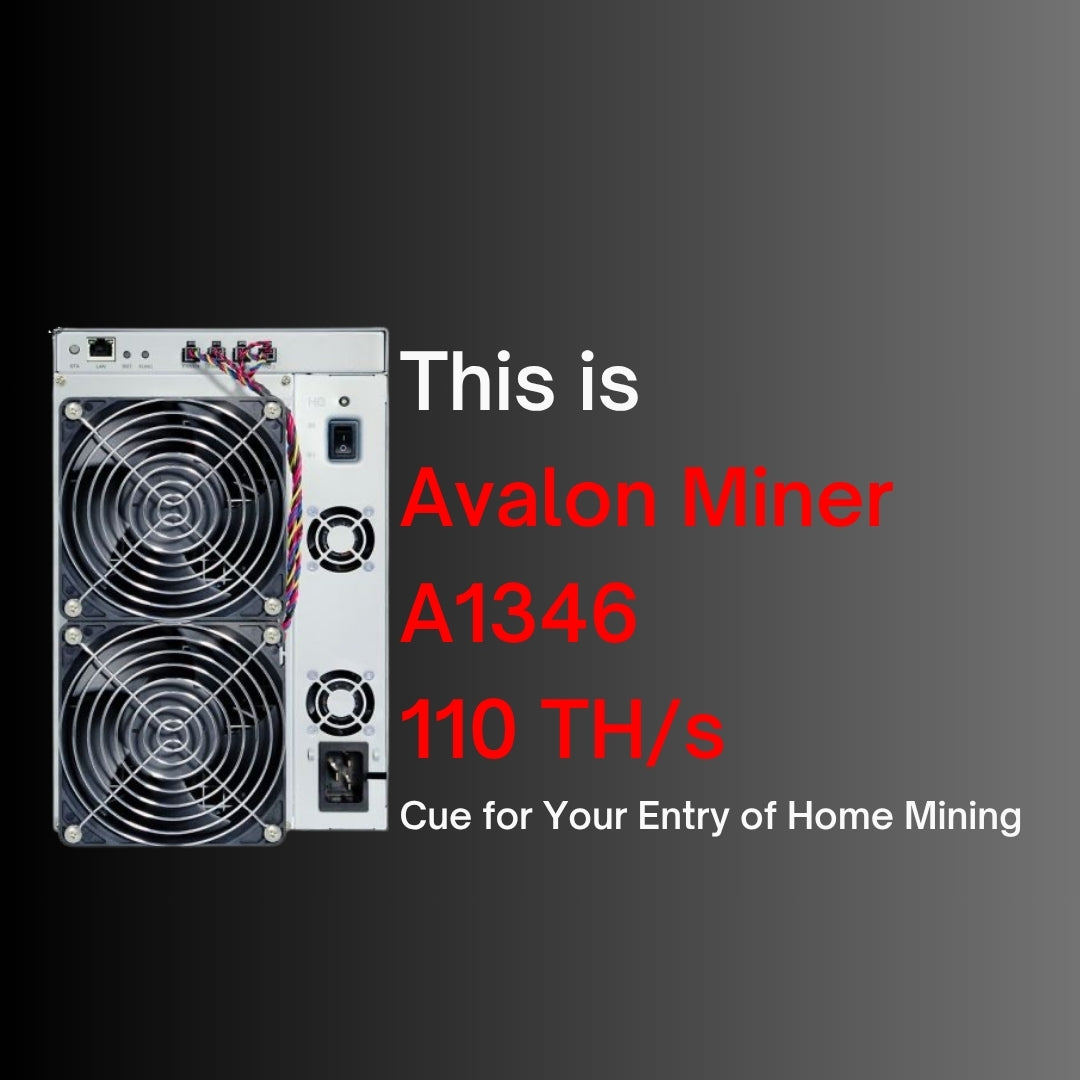Canaan Avalon A1346 110TH Bitcoin Miner